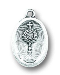 Blessed Sacrament Oxidized Medal 