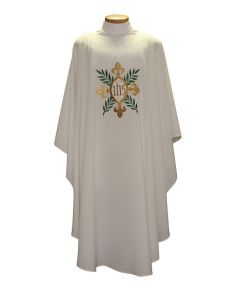 Chasuble with IHS inside Cross