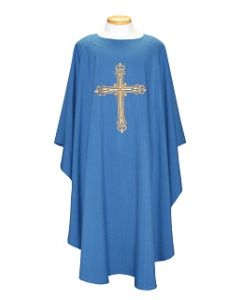 Chasuble with Lg Gold Cross