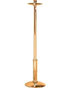 216-17B Paschal Candlestick 48" Shown in High Polish Bronze