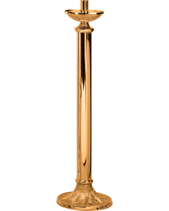 232-17B Paschal Candlestick 48" Shown in High Polish Bronze