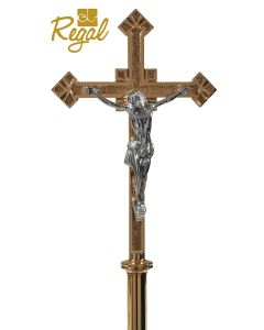 27PC40 Processional Crucifix 84 3/4"
Shown in High Polish bronze with Aluminum Crucifix