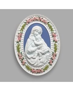 Madonna and Child 8.25"H plaq