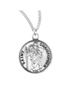 St Chris Round SS Medal