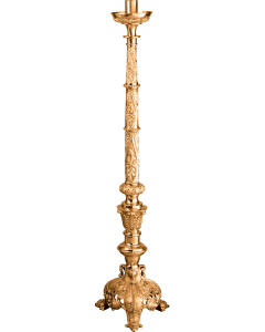 389-17A Paschal Candlestick 48" Shown in High Polish Bronze