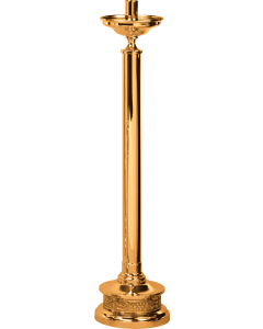 401-17B Paschal Candlestick 48" Shown in High Polish Bronze