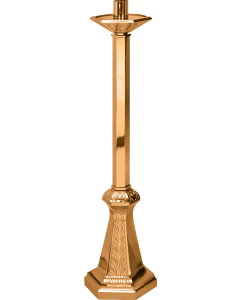 434-17A Paschal Candlestick 44" Shown in High Polish Bronze