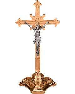 499-133 Altar Crucifix 12" Shown in High Polish Bronze