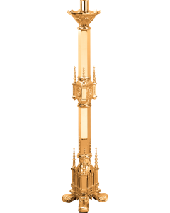 499-17B Paschal Candlestick 48" Shown in High Polish Bronze