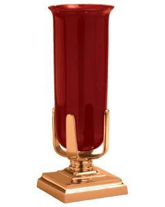 401-166 Altar Sanctuary Lamp Shown in High Polish Bronze