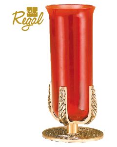 Bronze Altar Sanctuary Lamp Cast High Relief