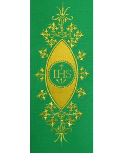 Deacon Stole with IHS encircled in gold 776