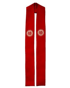 Stole with IHS encircled in gold Rays 777