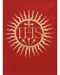 Deacon Stole with IHS encircled in gold Rays 778