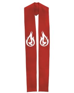 Stole with Dove inside Flame 789