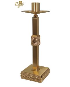 97PCS25-S Low Profile Paschal Candlestick 9725 Regal Empire Bronze