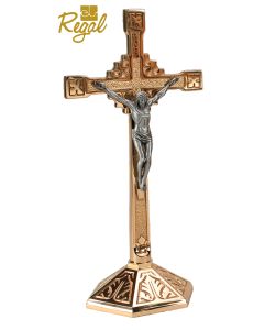 99AC42-A Altar Crucifix 9942 Regal Empire Bronze 18" Height
