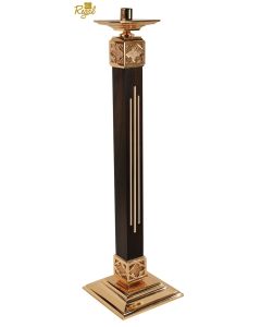 99FC88-F Floor Candlestick 9988 Regal Empire Bronze Fixed High Polish