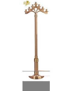 99FCL40 Multi-Lite Floor Candlestick 9940 Regal Empire Bronze Candelabra