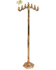 99FCL42 Multi-Lite Altar Candlestick 9942 Regal Empire Bronze