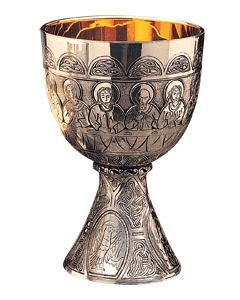 Chalice with Last Supper motif