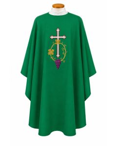 Chasuble Cross Wheat and Grapes 840