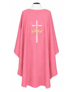 Chasuble Beau Veste Cross and Crown 100% Polyester BV842
