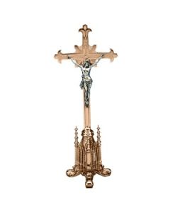 499-25 Altar Crucifix 22-29" High Polish Brass