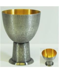 Silver Oxidized Common Cup