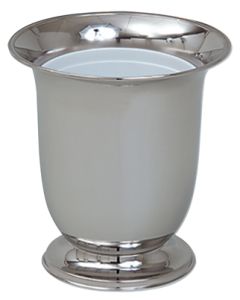Stainless Steel Vase with Liner, K458, 9 1/4"H