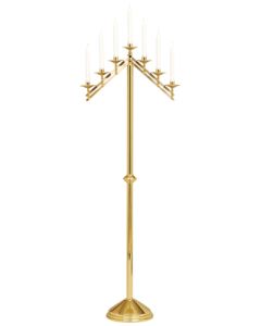 Brass Floor Candelabra