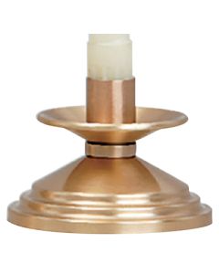 Satin Bronze Candlestick
