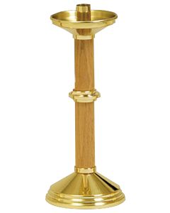 Solid Brass with Oak wood Shaft