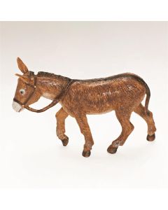 5" Brown Donkey with Cross Fontanini