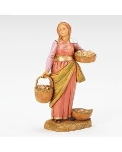 5" Dahlia Lady with Mushrooms 