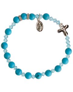 Rosary Bracelet Turqoise