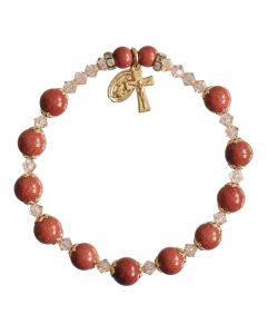 Rosary Bracelet Goldstone