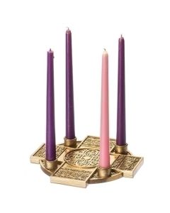 9" Cross Advent Wreath