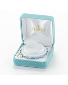Aqua Rosary Bracelet