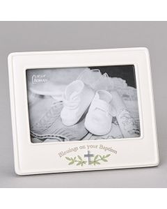 Baptism Blessing Frame 6"