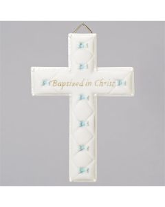 Baptism Boy Wall Cross