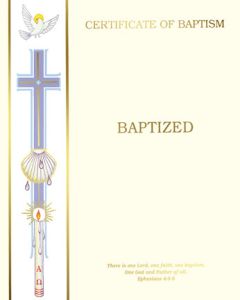 Baptism Certificates Blank