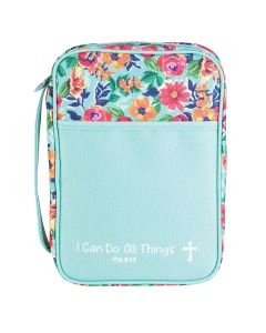 Bible Cover Floral Large