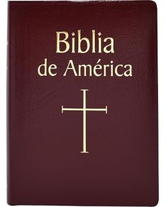 Biblia de America Burgundy
