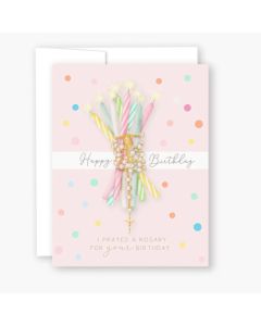 Birthday Rosary Card