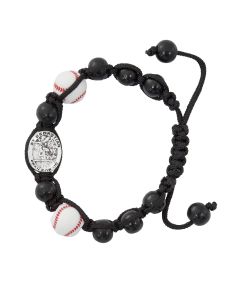 Black Baseball Bracelet