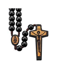 Black Wood Rosary