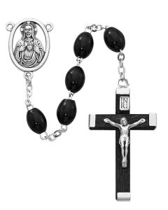 Black Wood Rosary