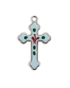 Blue Epoxy Cross SS