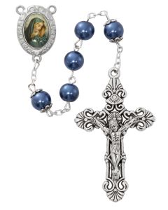 Blue Pearl Rosary